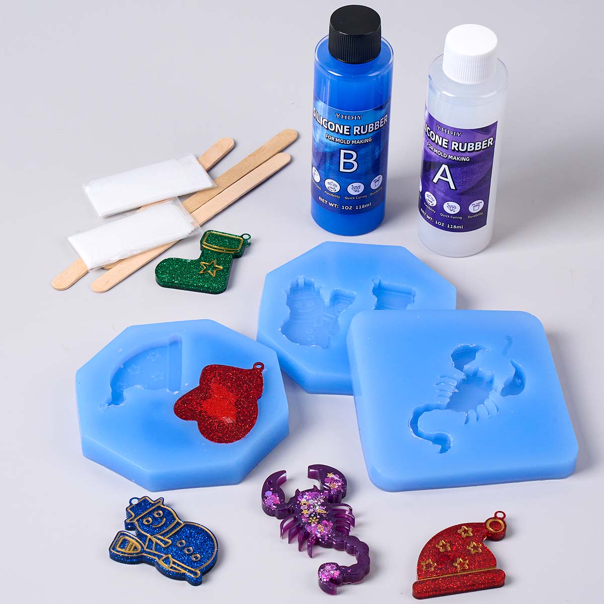 118ml/296ml Silicone Mold Maki - مراجعة Soap Making Instructions وسعره