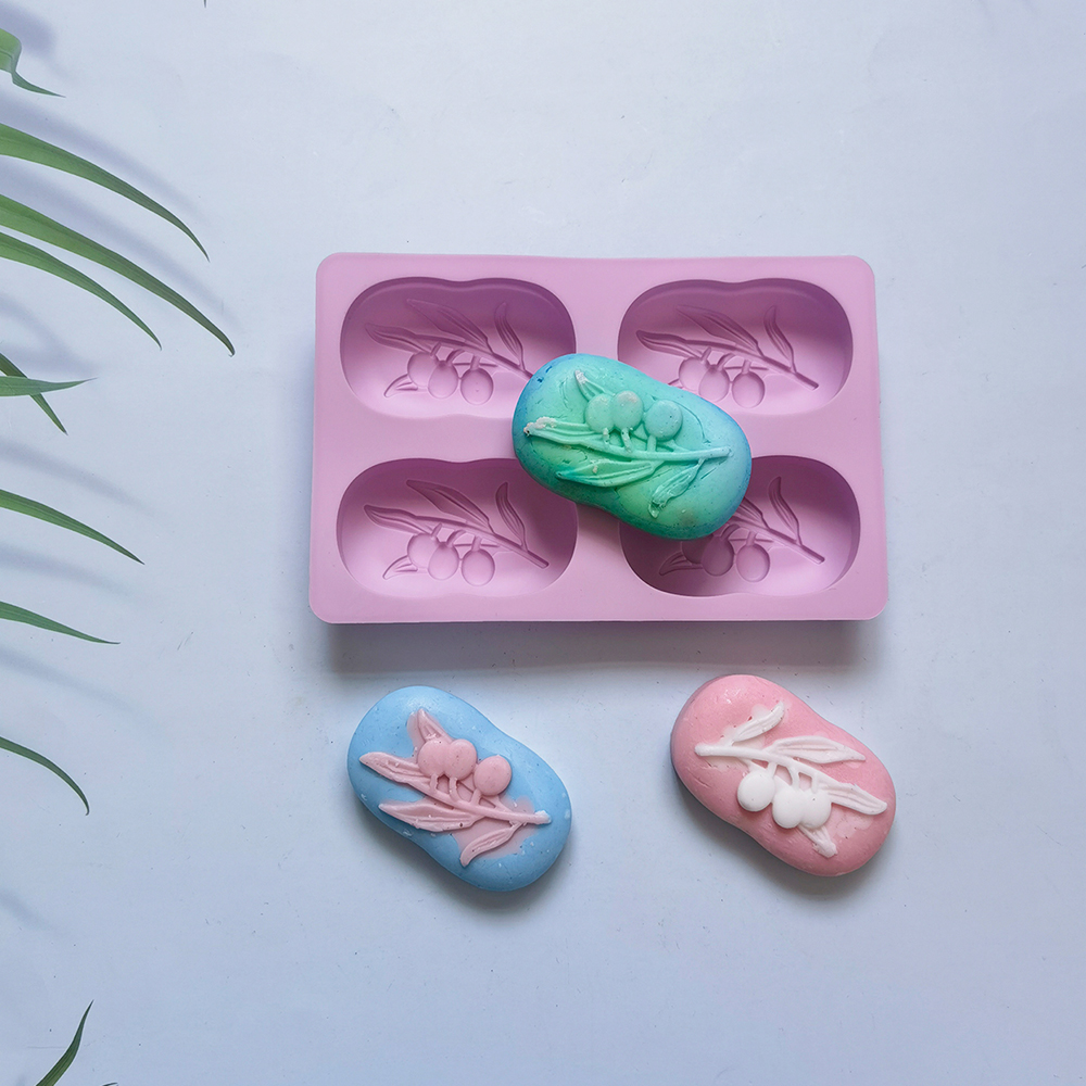 4 Cavities Oval Olive Tree Sil - مراجعة Soap Making Lab وسعره