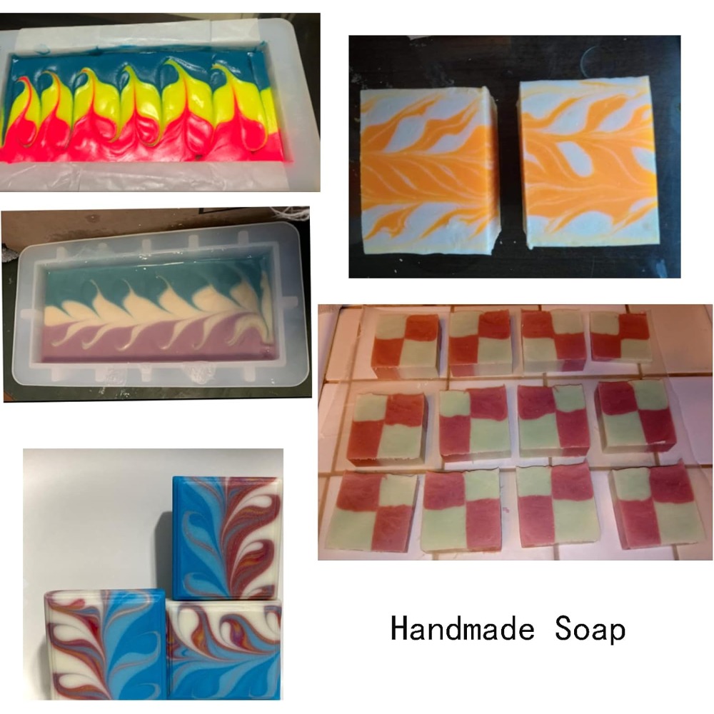 1 Pack 5pcs Silicone Loaf Soap - مراجعة Soap Making Items وسعره