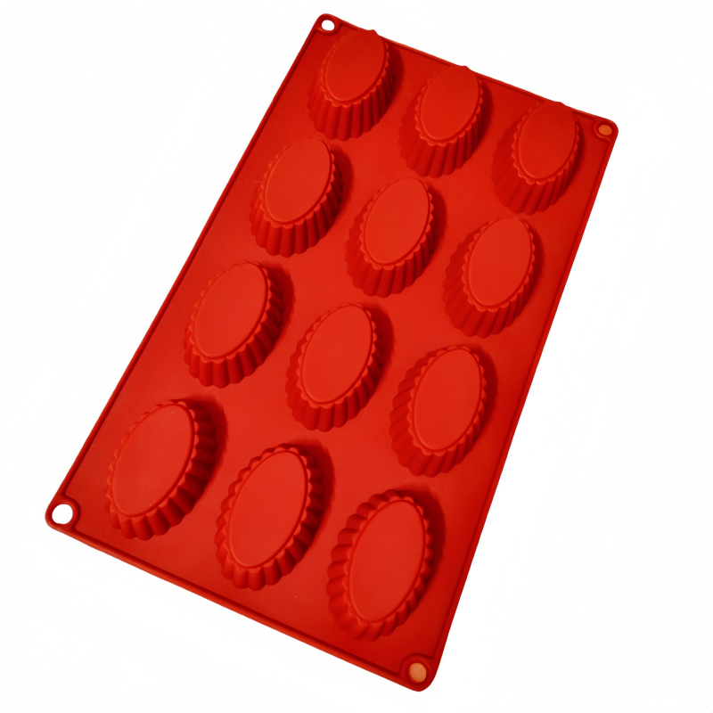 12 Hole Oval Egg Shape Silicon - مراجعة Soap Making Tray وسعره