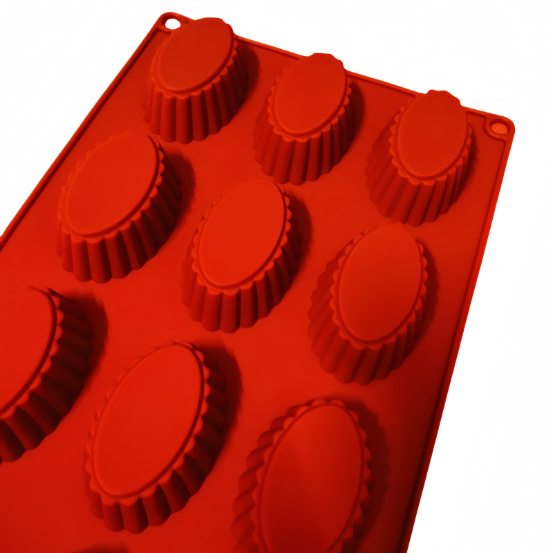 12 Hole Oval Egg Shape Silicon - مراجعة Soap Making Tray وسعره