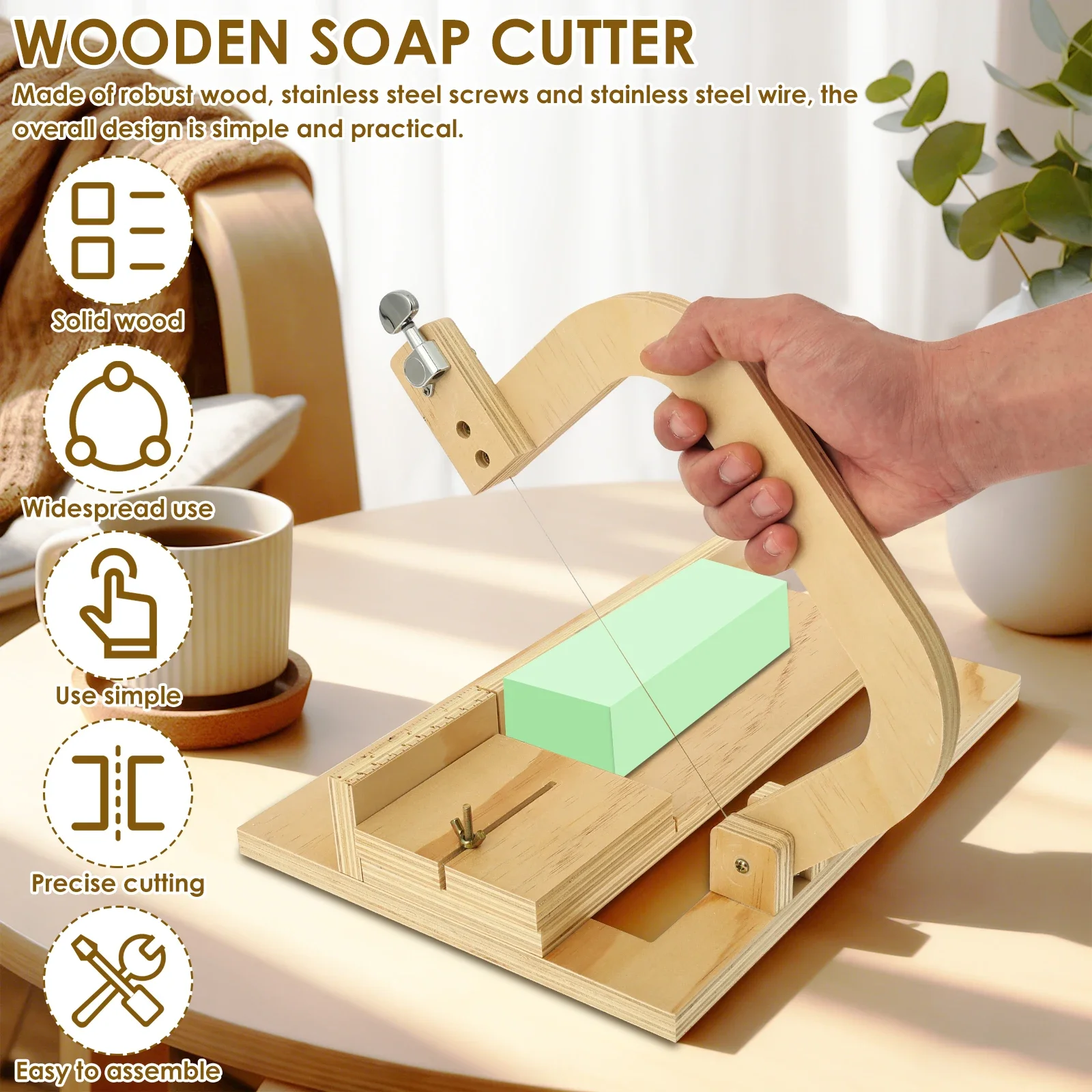 Wooden Soap Cutter Professiona - مراجعة Soap Cutter Wire وسعره