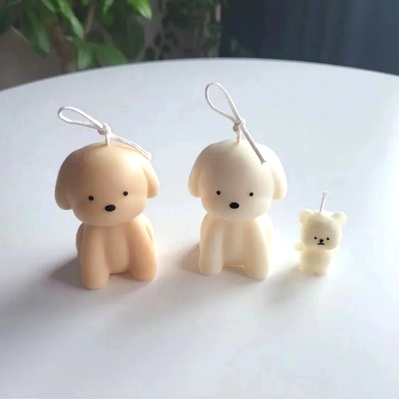 3D Puppy Scented Candle Silico - مراجعة Soap Making Lab وسعره