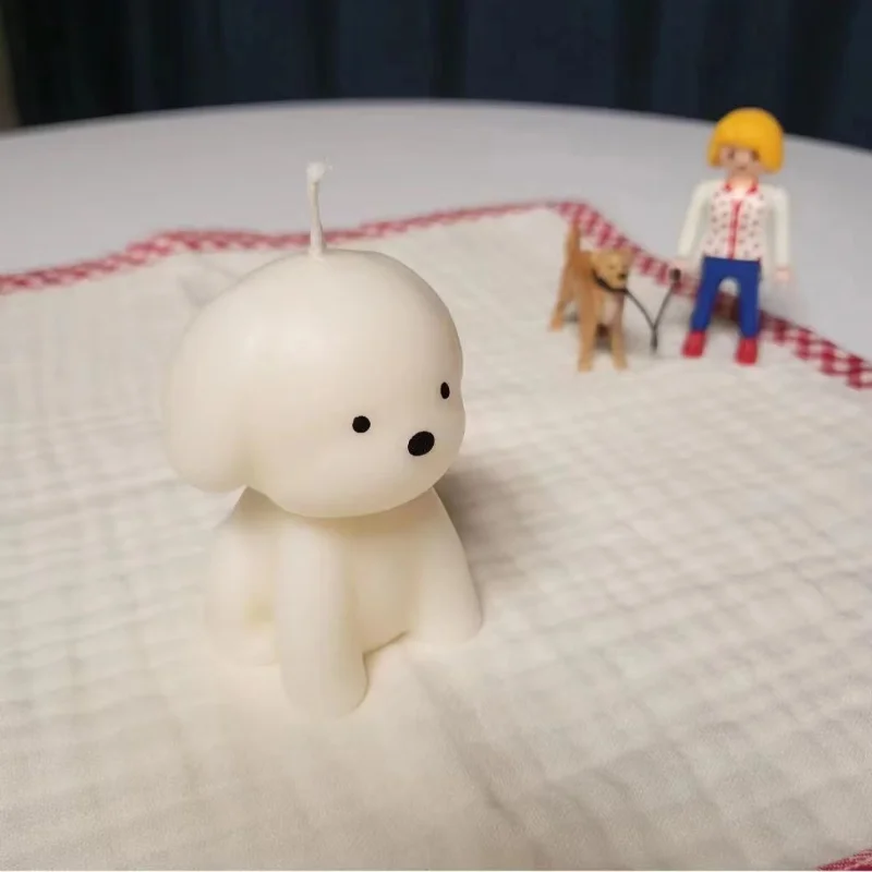 3D Puppy Scented Candle Silico - مراجعة Soap Making Lab وسعره