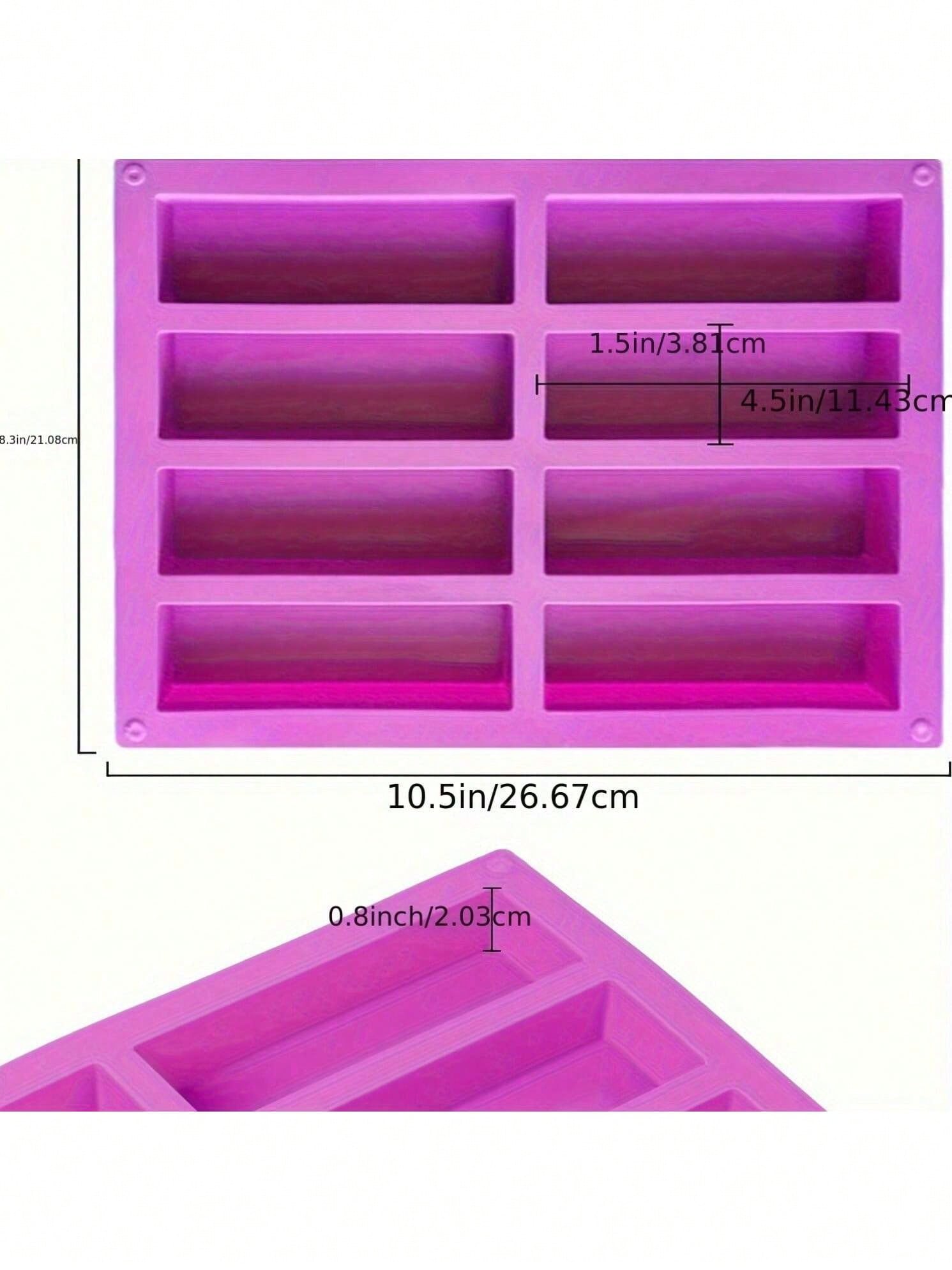 1pc Silicone Granola Bar Mold, - مراجعة Soap Making Tray وسعره