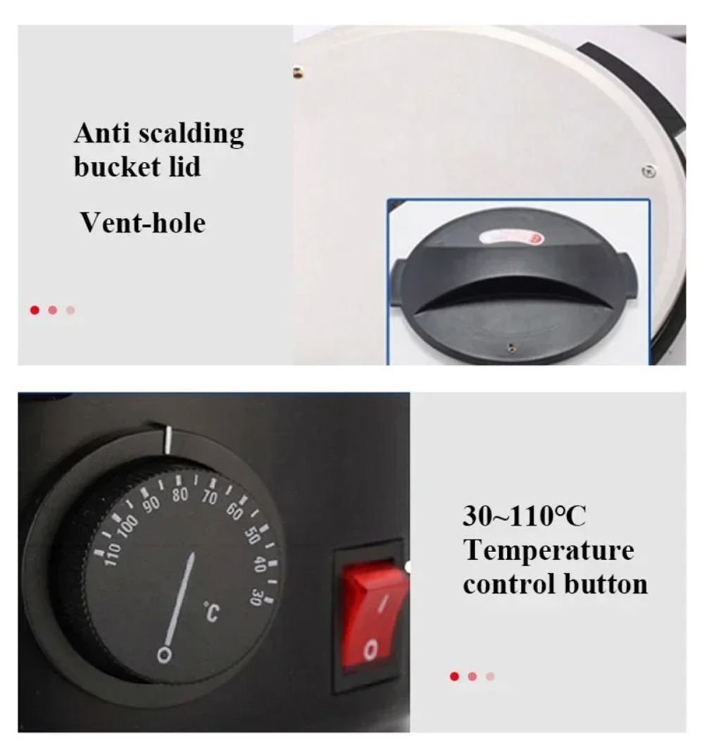 6/8/10L Electric Wax Melting P - مراجعة Soap Making Double Boiler وسعره