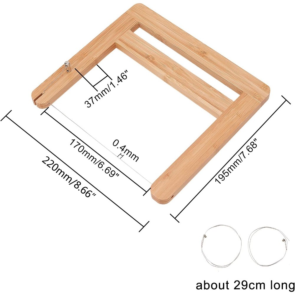 Wire Bamboo Soap Cutter Adjust - مراجعة Soap Cutter Wire وسعره