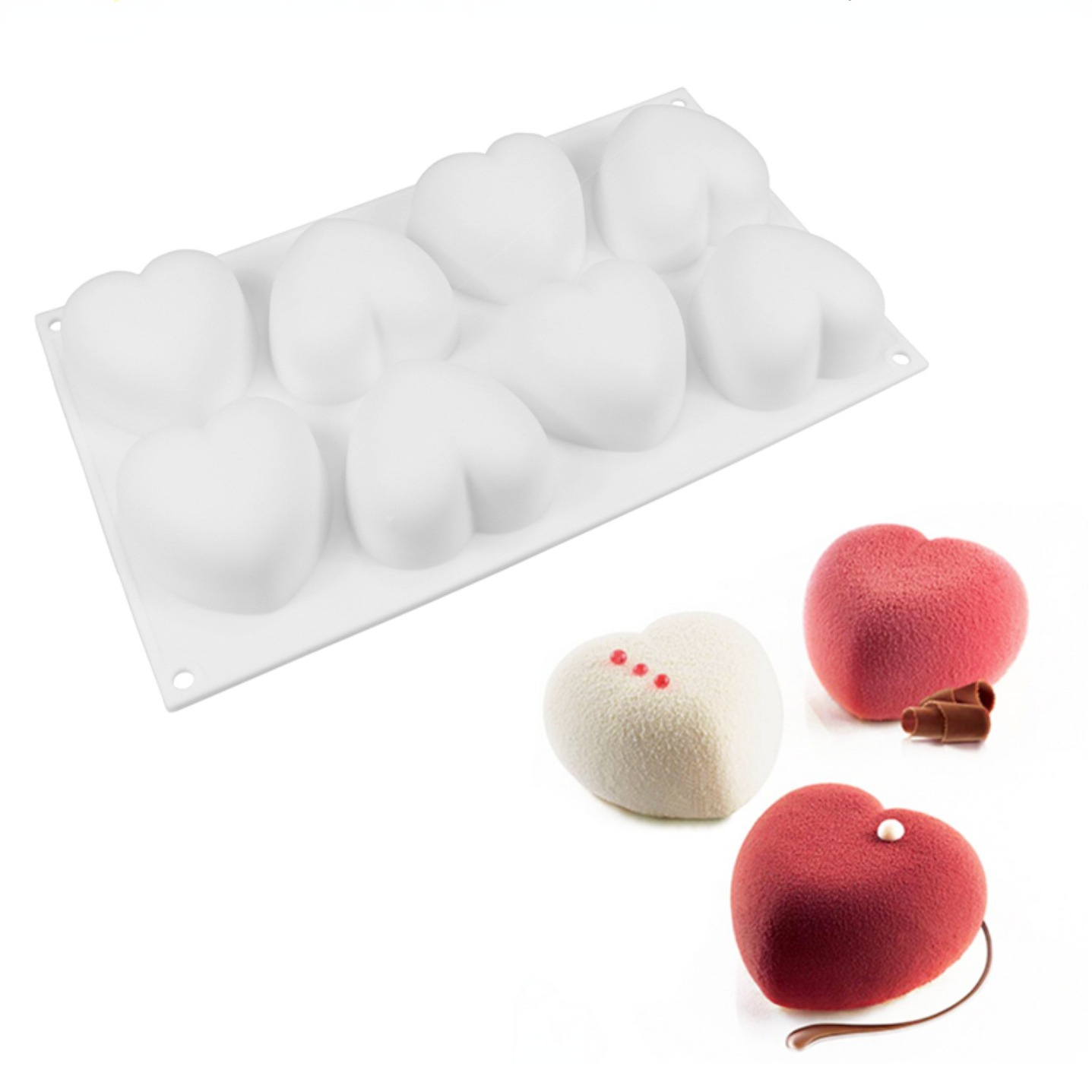 Love Heart Silicone Soap Mold  - مراجعة Soap Making Instructions وسعره