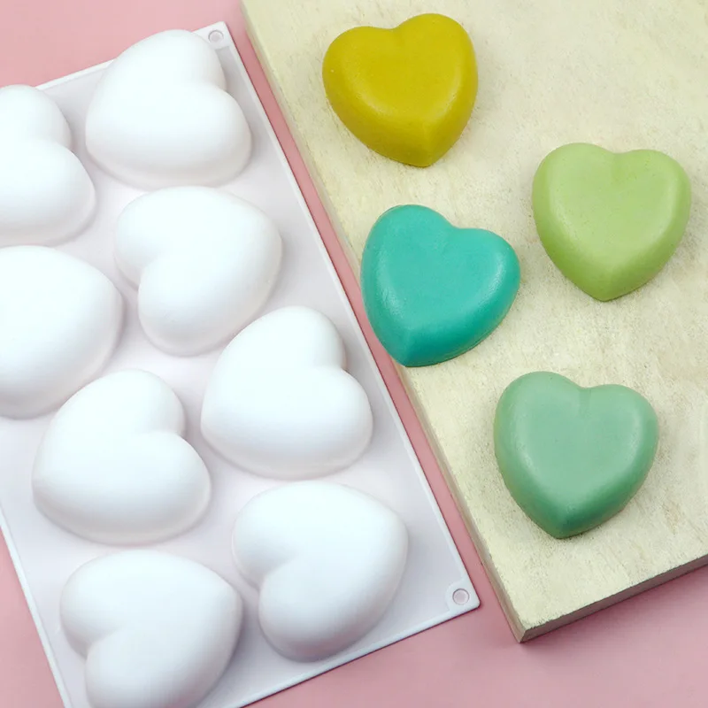 Love Heart Silicone Soap Mold  - مراجعة Soap Making Instructions وسعره