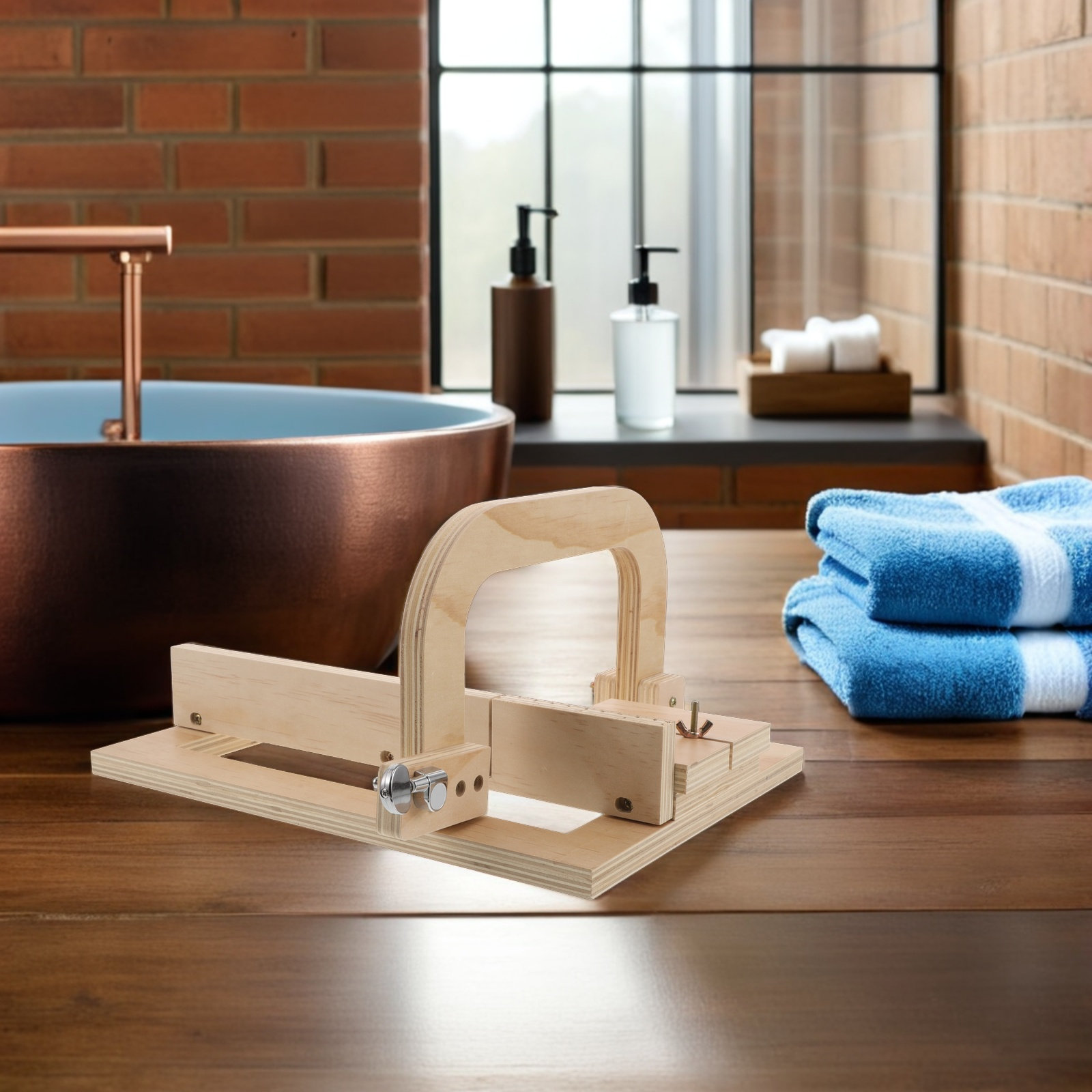 Adjustable Wooden Soap Loaf Cu - مراجعة Soap Cutter Wire وسعره