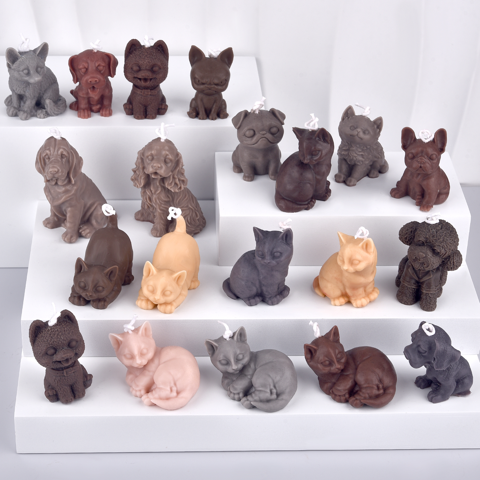 3D Dogs Cats Silicone Mold For - مراجعة Soap Making Diy وسعره