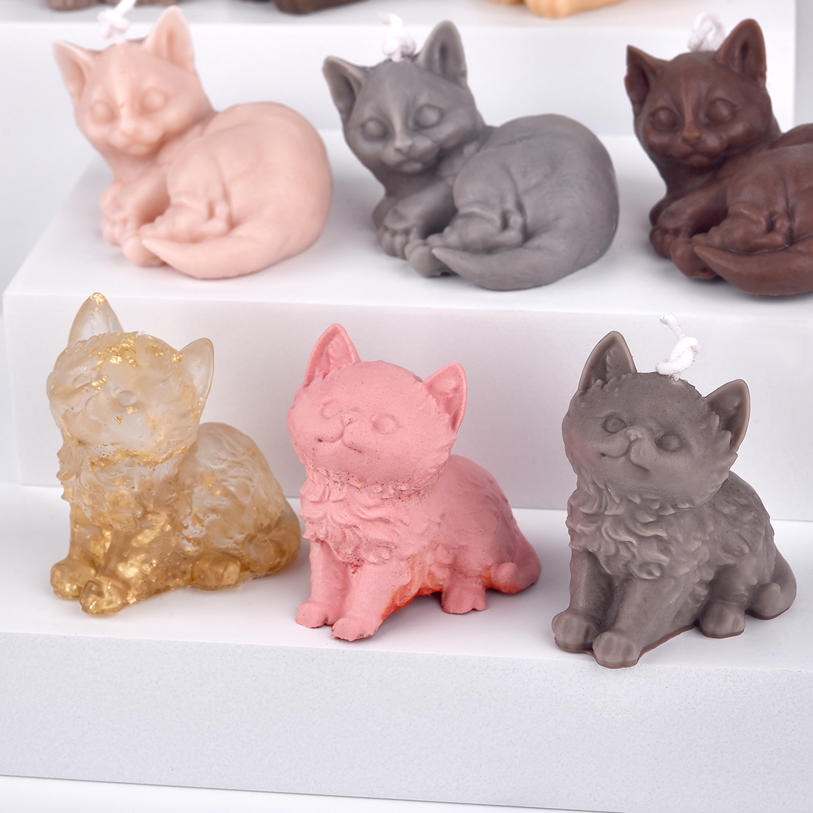 3D Dogs Cats Silicone Mold For - مراجعة Soap Making Diy وسعره