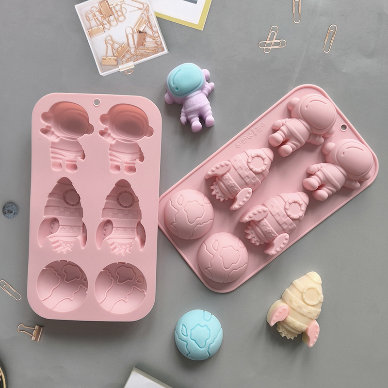6-hole Cartoon Astronaut Rocke - مراجعة Soap Making Instructions وسعره