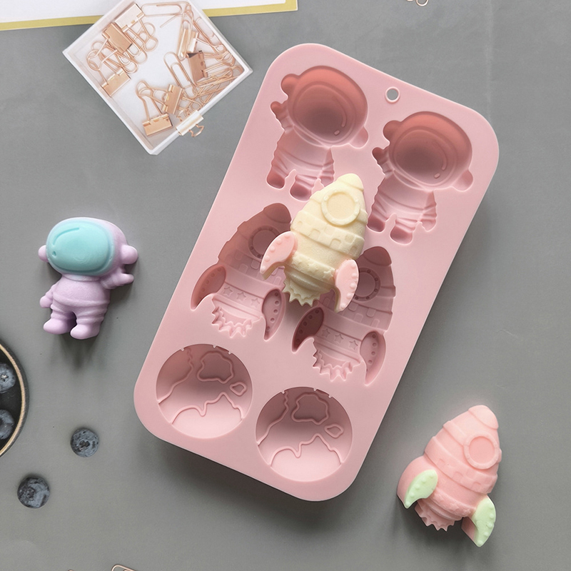 6-hole Cartoon Astronaut Rocke - مراجعة Soap Making Instructions وسعره