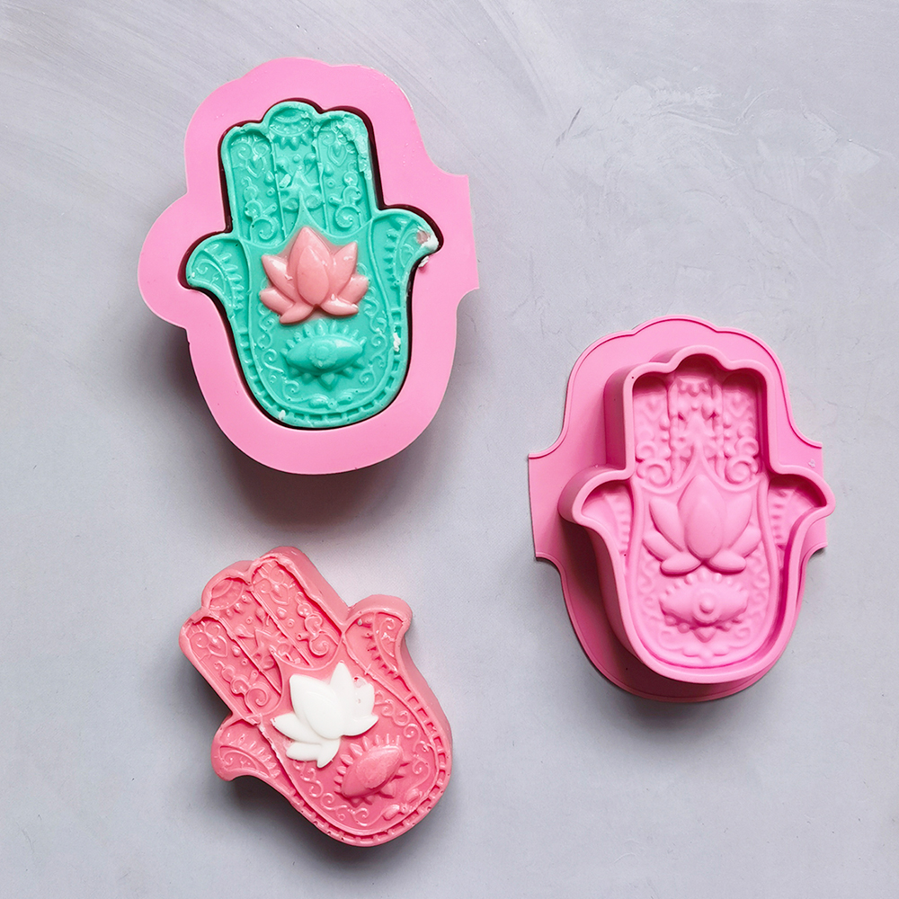 2/4pcs Silicone Soap Molds DIY - مراجعة Soap Making Instructions وسعره