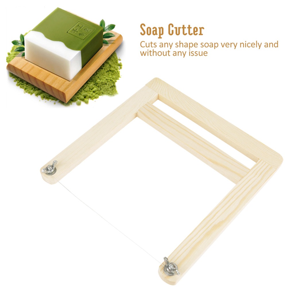 Soap Making Aids Wooden Handle - مراجعة Soap Cutter Wire وسعره