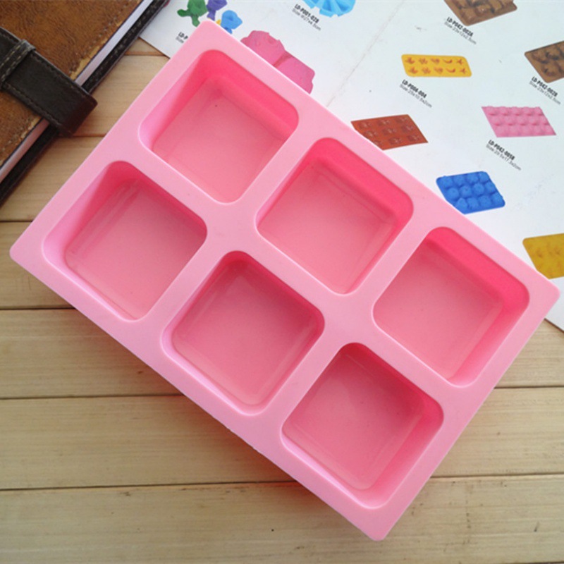 Square Silicone Cake Molds Cer - مراجعة Soap Making Diy وسعره
