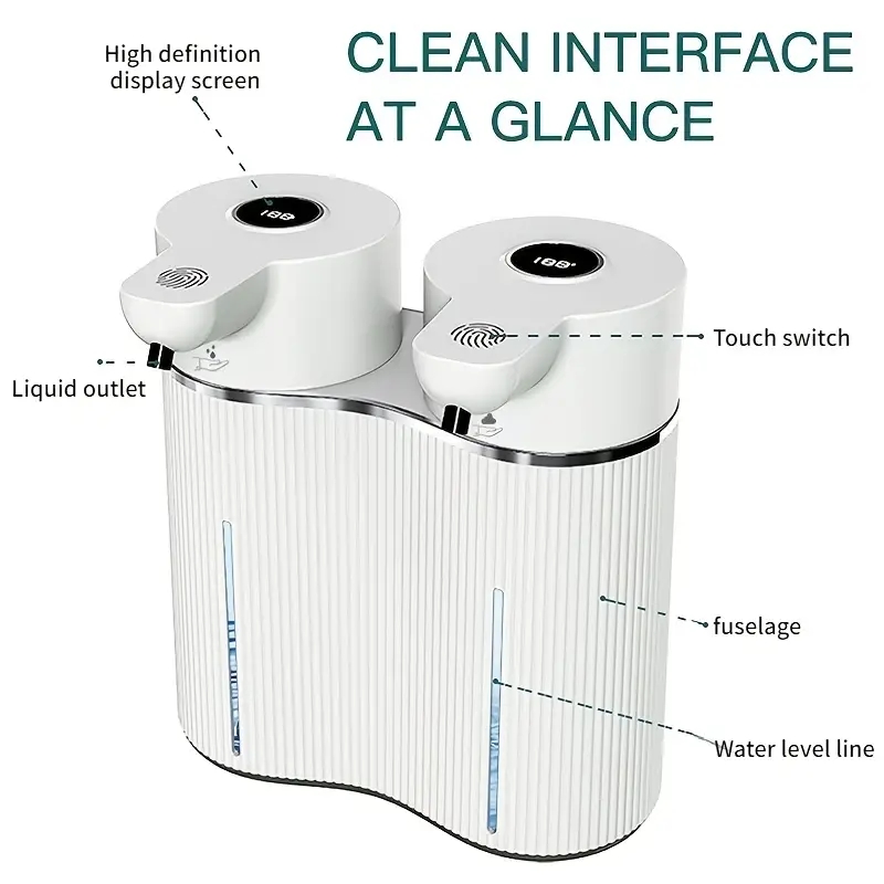 Double-Head Touchless Foam/Gel - مراجعة Soap Making Lab وسعره