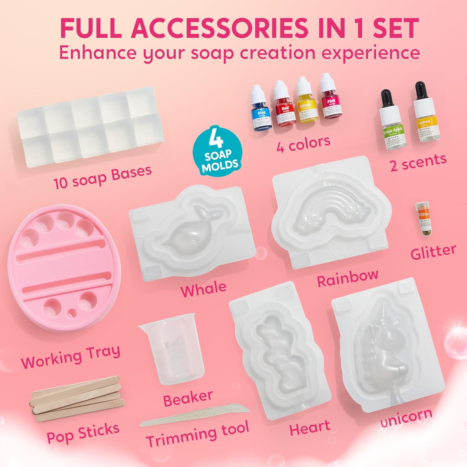 JOYFY Unicorn Soap Making Kit  - مراجعة Soap Making Diy وسعره