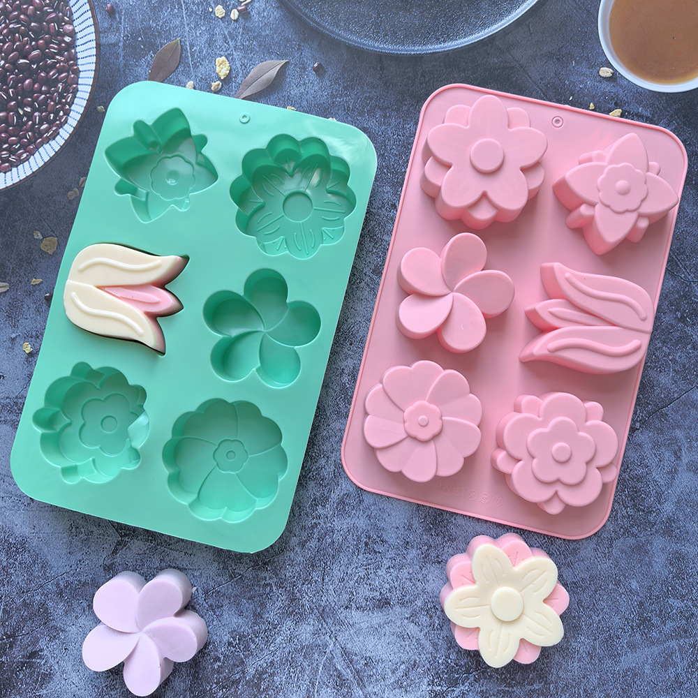 kinds Flower Silicone Molds Di - مراجعة Soap Making Instructions وسعره