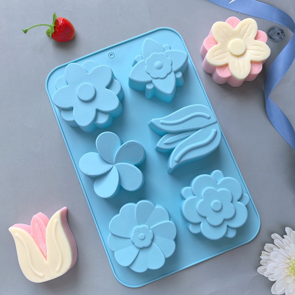 kinds Flower Silicone Molds Di - مراجعة Soap Making Instructions وسعره