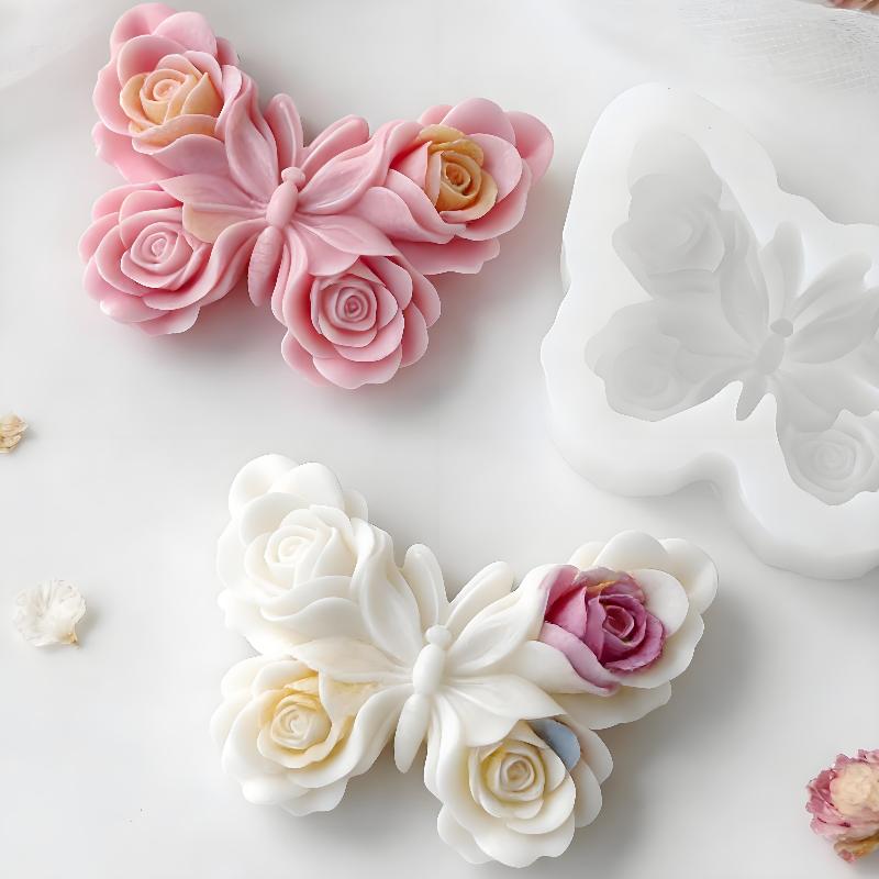 DIY Rose Butterfly Form Silico - مراجعة Soap Making Instructions وسعره
