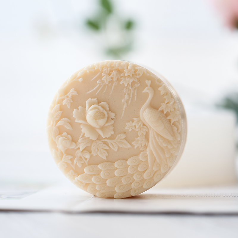 Peacock Flower Pattern Silicon - مراجعة Soap Making Instructions وسعره