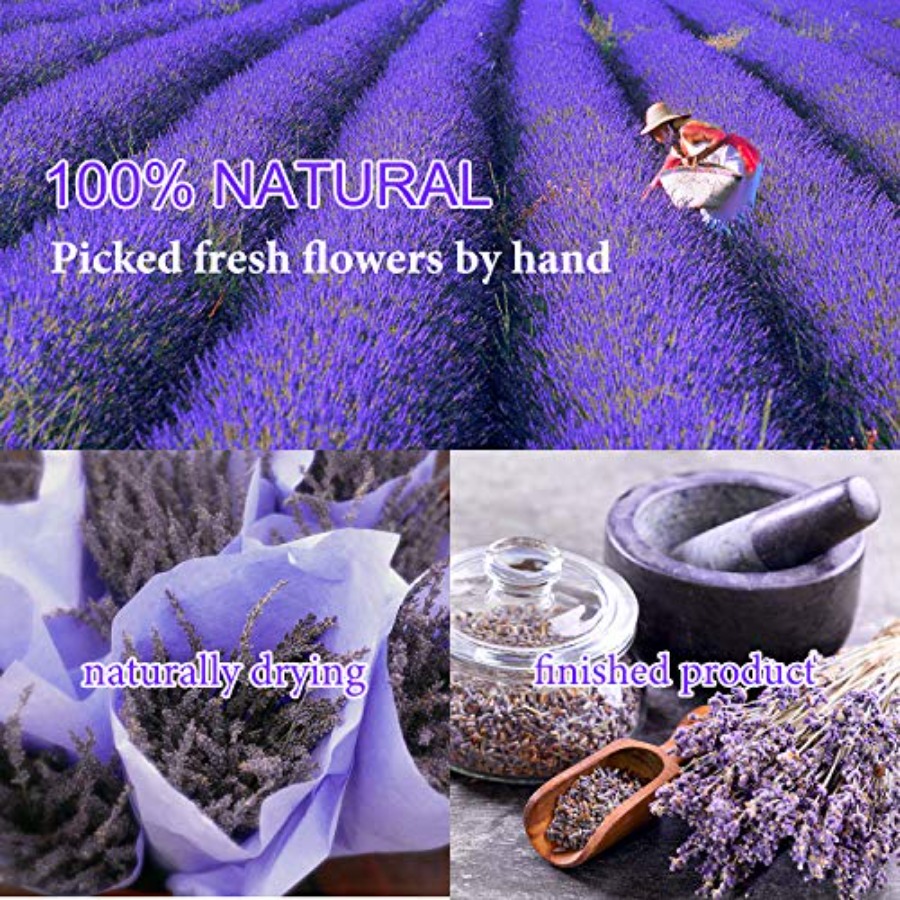 9 Bags Dried Flowers,100% Natu - مراجعة Soap Making Diy وسعره
