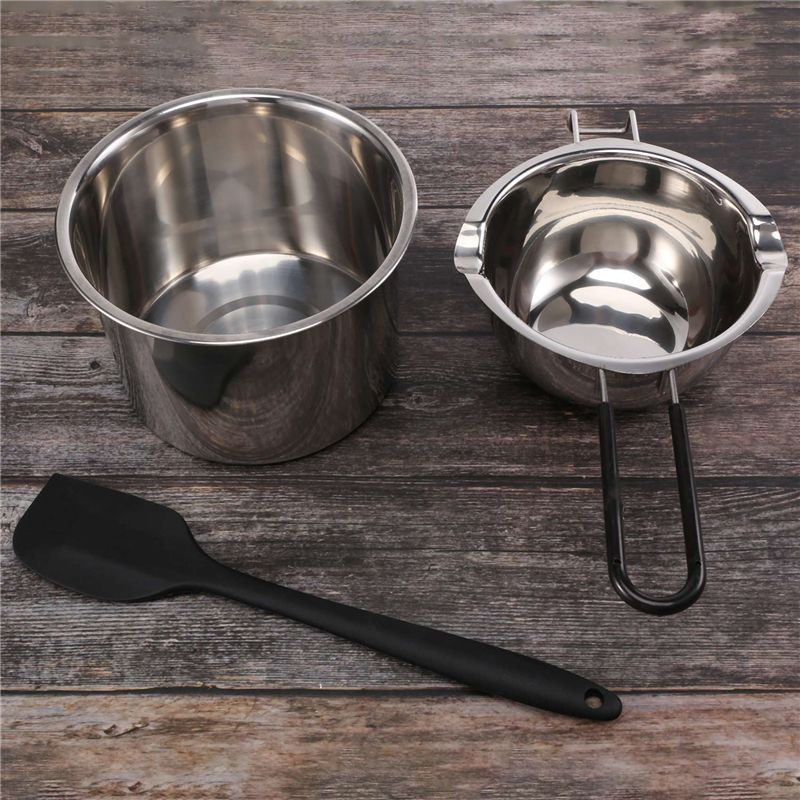 AEE8-Double Boiler Pot Set Sta - مراجعة Soap Making Double Boiler وسعره